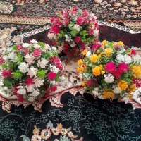 سه عدد گل تمیز وقابل شستشو