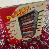 کباب پز ایستاده موتور دار و دودکش دار