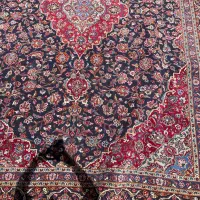 فرش ۱۴متری دستبافت سرمه ای کاشان سالم|فرش|تهران, والفجر (افسریه)|دیوار