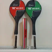دو عدد راکت بدمینتون با برند WISH