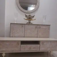 آینه کنسول میز تلویزیون