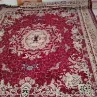 1 جفت فرش 12 متری 500 شانه تمام نخ|فرش|تربت جام, ترکمن ها|دیوار