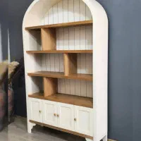 کتابخانه چوبی مدرن و کلاسیک