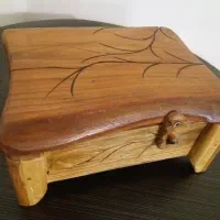 جعبه چوبی   دست ساز از درختان کردستان