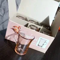 لیوان کاملا نو حتی یک بار استفاده نشده