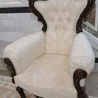 مبلمان سلطنتی تمام چوب7نفره نونوباکاورمناسب جهیزیه|مبلمان خانگی و میز عسلی|قم, زنبیل آباد|دیوار