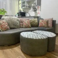 مبل راحتی تمیز و روکش نو|مبلمان خانگی و میز عسلی|شیراز, شاهجیان|دیوار