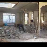 تخریب ساختمان با کارگران ورزیده