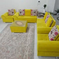 مبلمان ۸ نفره طرح ال به همراه میز