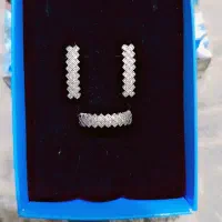 گوشواره و انگشتر نقره