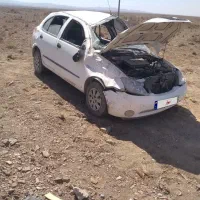 ماشین تیبا واژگونی