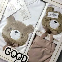 ست بیمارستانی نوزاد ۵ تیکه نخ پنبه و ست جعبه ای