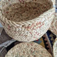 حصیر و سینی چوبی|صنایع دستی و سایر لوازم تزئینی|کرج, چهارصد دستگاه|دیوار