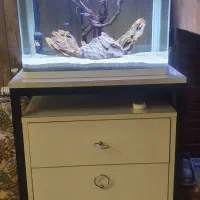 آکواریوم خارجی Camri Q3- 480 همراه بادکورچوب وصخره