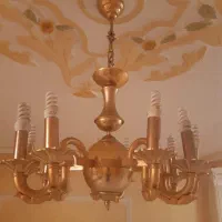 لوستر آب طلا|لوستر و چراغ آویز|ساری, |دیوار