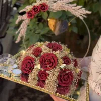 ساخت،دیزاین وفروش انواع سینی حنا|خدمات پذیرایی، مراسم|قزوین, |دیوار