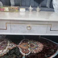 میز عسلی رنگ طوسی روشن  ابر بادی