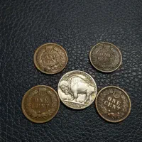 پنج سنت بوفالو و یک سنت سرخپوستی