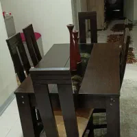 میز ناهار خوری ۶ نفره کاملا سالم