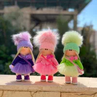 عروسک روسی دست ساز مدل جوجه رنگی