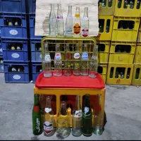 جعبه نوشابه،وشیشه آنتیک دهه شصتی