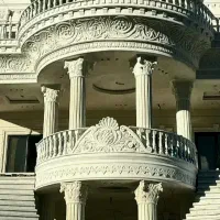 نما رومی، سیمانکاری ،خورده کاری ساختمان