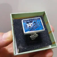 انگشتر خطی در نجف، صفوی دستساز.معاوضه با انگشتر