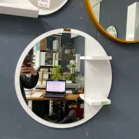 آینه گرد بقل تاقچه تولیدی ابوطالبی