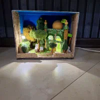 تابلو خونه روستایی|تابلو، نقاشی، عکس|تهران, خواجه نظام الملک|دیوار