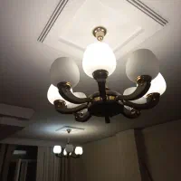 لوستر  ۸ و ۴ شاخه چوب راش