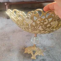 میوه خوری با قندان برنز|ظروف سرو و پذیرایی|قم, شهرک امام حسن|دیوار