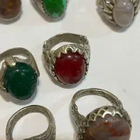 انوع انگشتر های سنگ معدنی طبیعی|بدلیجات|رشت, گلسار|دیوار