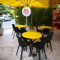 میز و صندلی ناهار خوری فایبرگلاس پایه پلیمریA