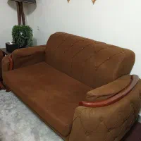 مبل ۷نفره وآیینه وکنسول وتی وی|مبلمان خانگی و میز عسلی|سقز, |دیوار