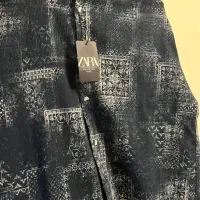پیراهن زارا پارچه برجسته انگلیسی xxl