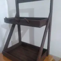 استند چوبی دو طبقه6گیره