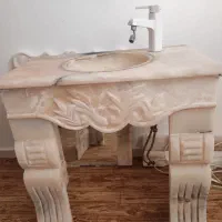 روشویی سنگ مرمر|لوازم سرویس بهداشتی|قائمشهر, |دیوار