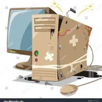 کامپیوترهای قدیمی خراب و ازرده خارج