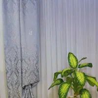 دستک پرده طوسی