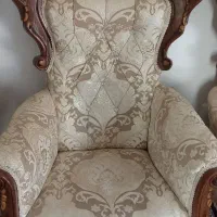 مبل استیل چوب گردو