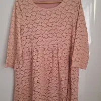 بلوز   گیپور صورتی  سایز ۴۶ـ۴۴