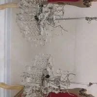 لوستر استیل شاهانه|لوستر و چراغ آویز|اراک, |دیوار