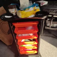 ترولی چرخ دار حرفه ای بزرگ