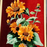 2عدد تابلو فرش دستباف ابریشم