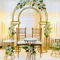 دکور و تشریفات جایگاه عروس داماد بله برون|خدمات پذیرایی، مراسم|قم, چهار مردان|دیوار