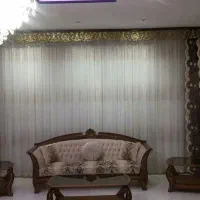 پرده سالن شیک و در حد نو