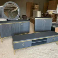 آینه کنسول میز تی وی جاکفشی میز تلویزیون ال ای دی