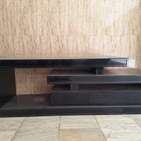 میز تلویزیون تمام mdf رنگ مشکی
