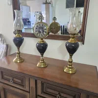 ساعت وشمعدون