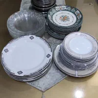 پلوخوری چینی وسرویس استیل وملامین|ظروف سرو و پذیرایی|قرچک, میرزائی جنوبی|دیوار